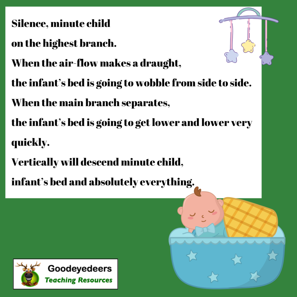 Get Your Class To Write Nursery Rhymes For Grown-Ups – Goodeyedeers